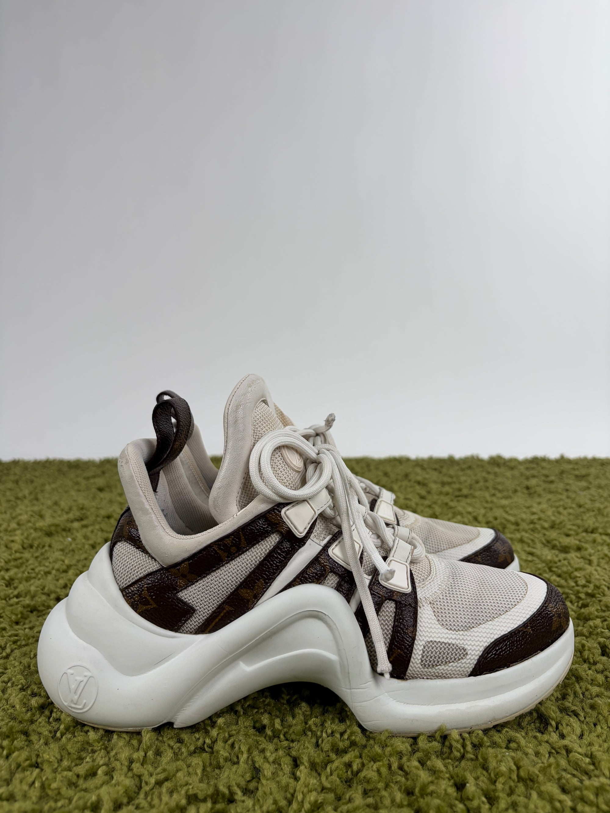 Louis vuitton archlight Size 37 bianche e marroni