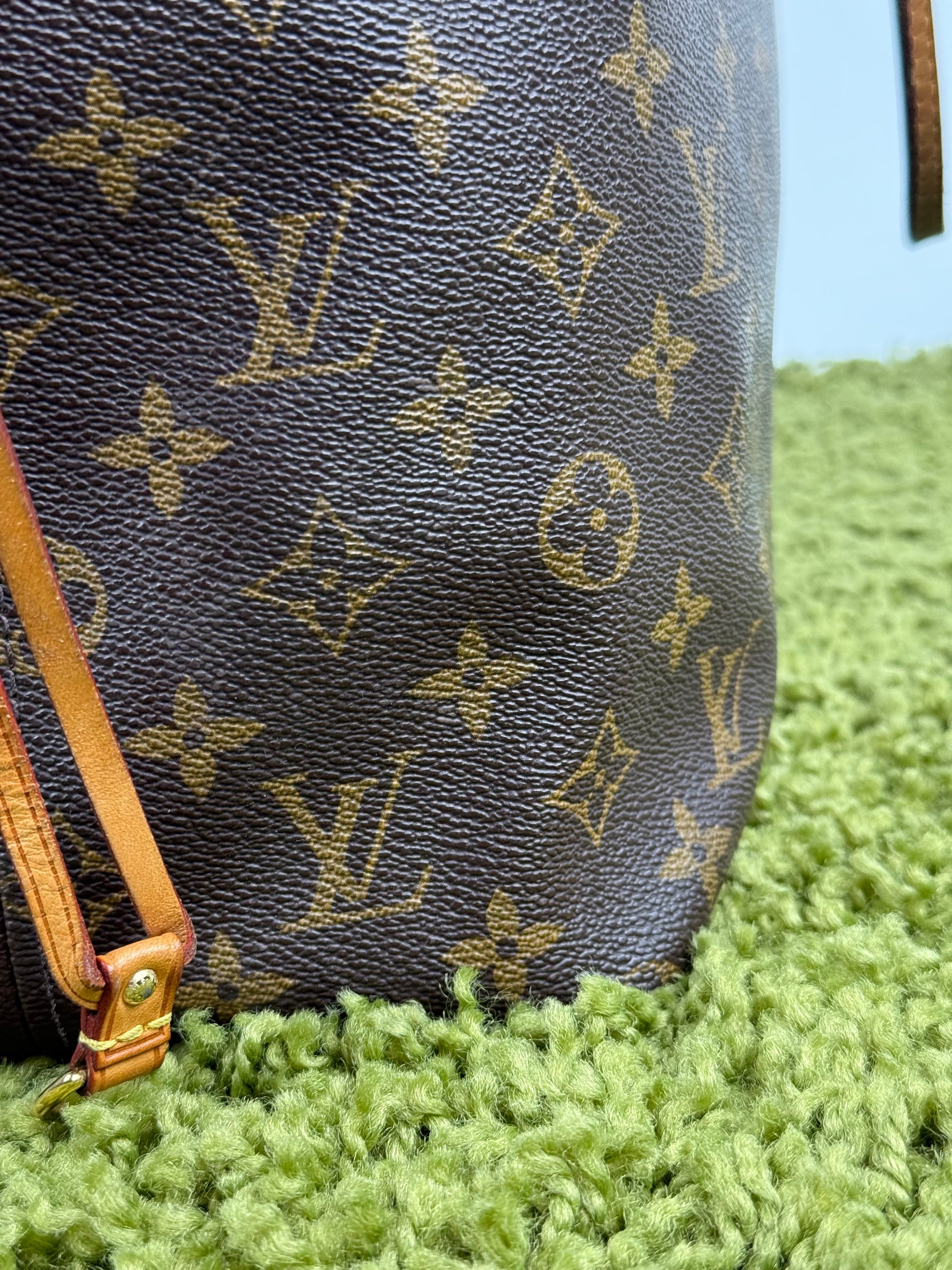 Borsa Neverfull MM monogram Louis Vuitton Marrone