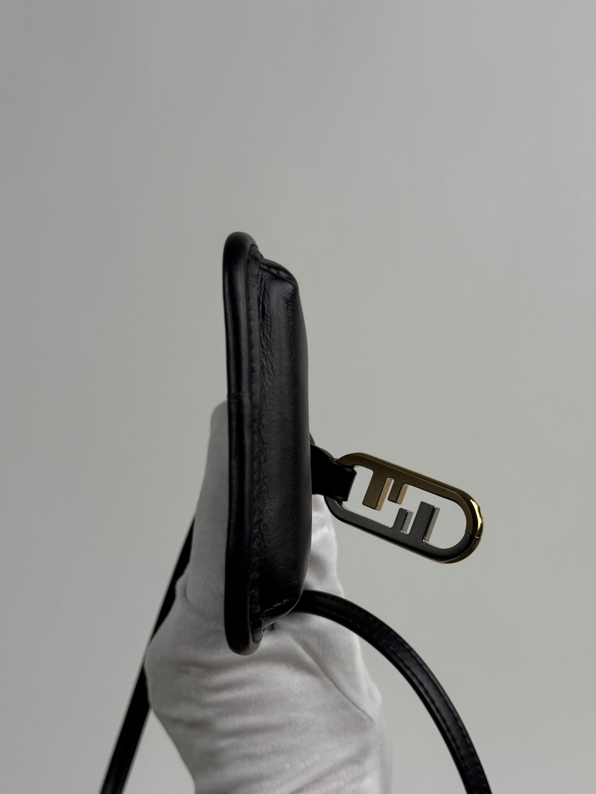 Porta cellulare Fendi Con Portatessere e Portamonete incorporato Nero
