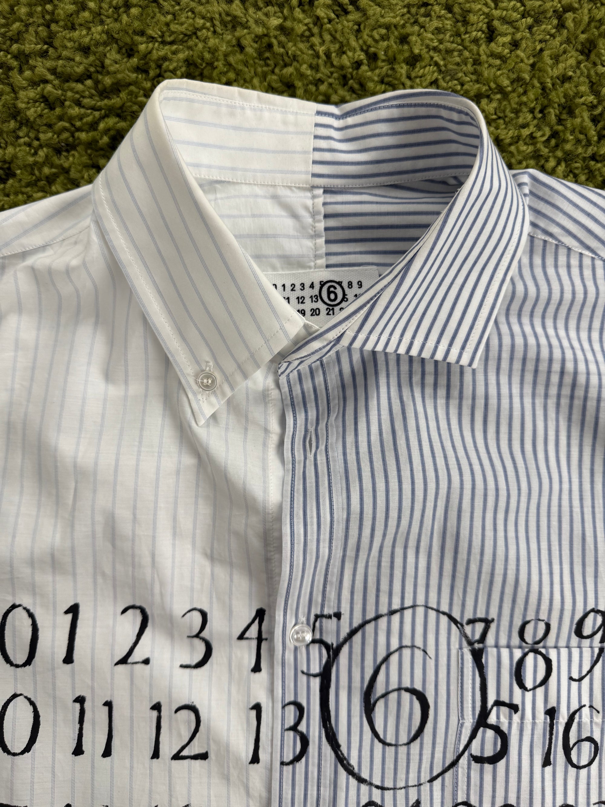 Camicia Numeric Asimmetrica Maison Margiela Multicolor 50