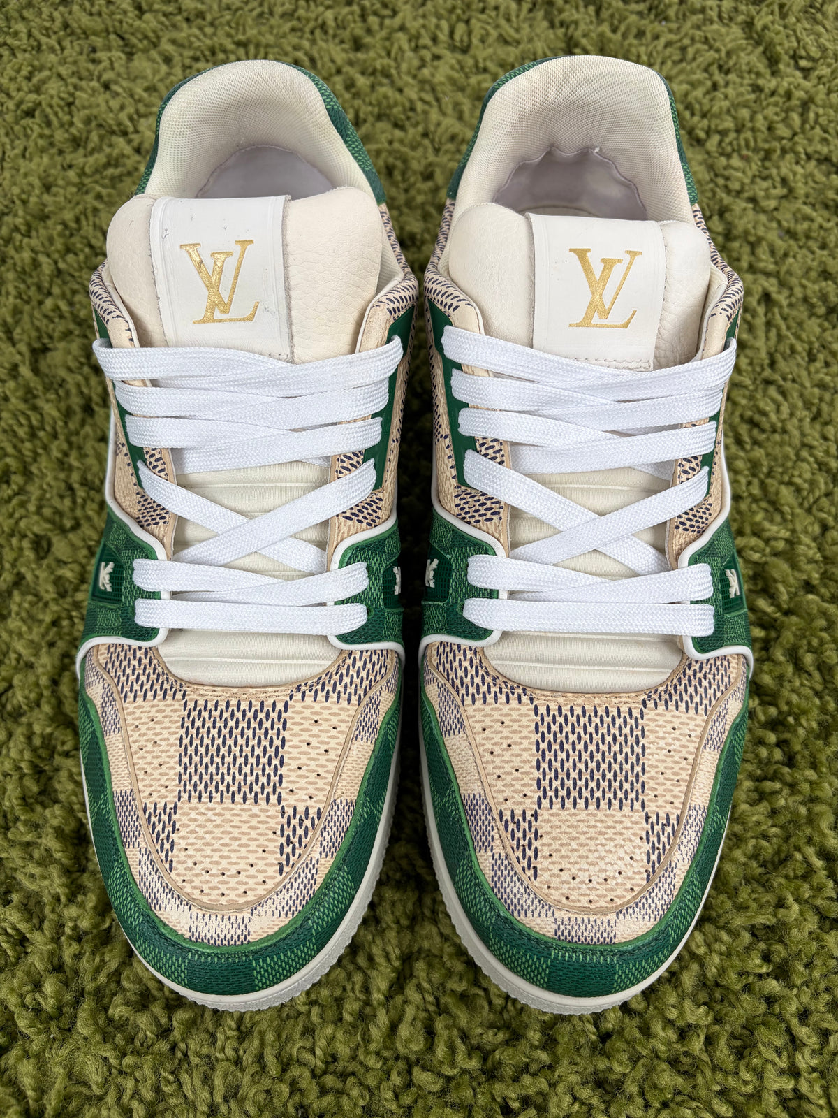 Louis Vuitton Trainer Verde Multicolor 9