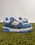 Louis Vuitton Trainer Maxi in Denim azzurro 38