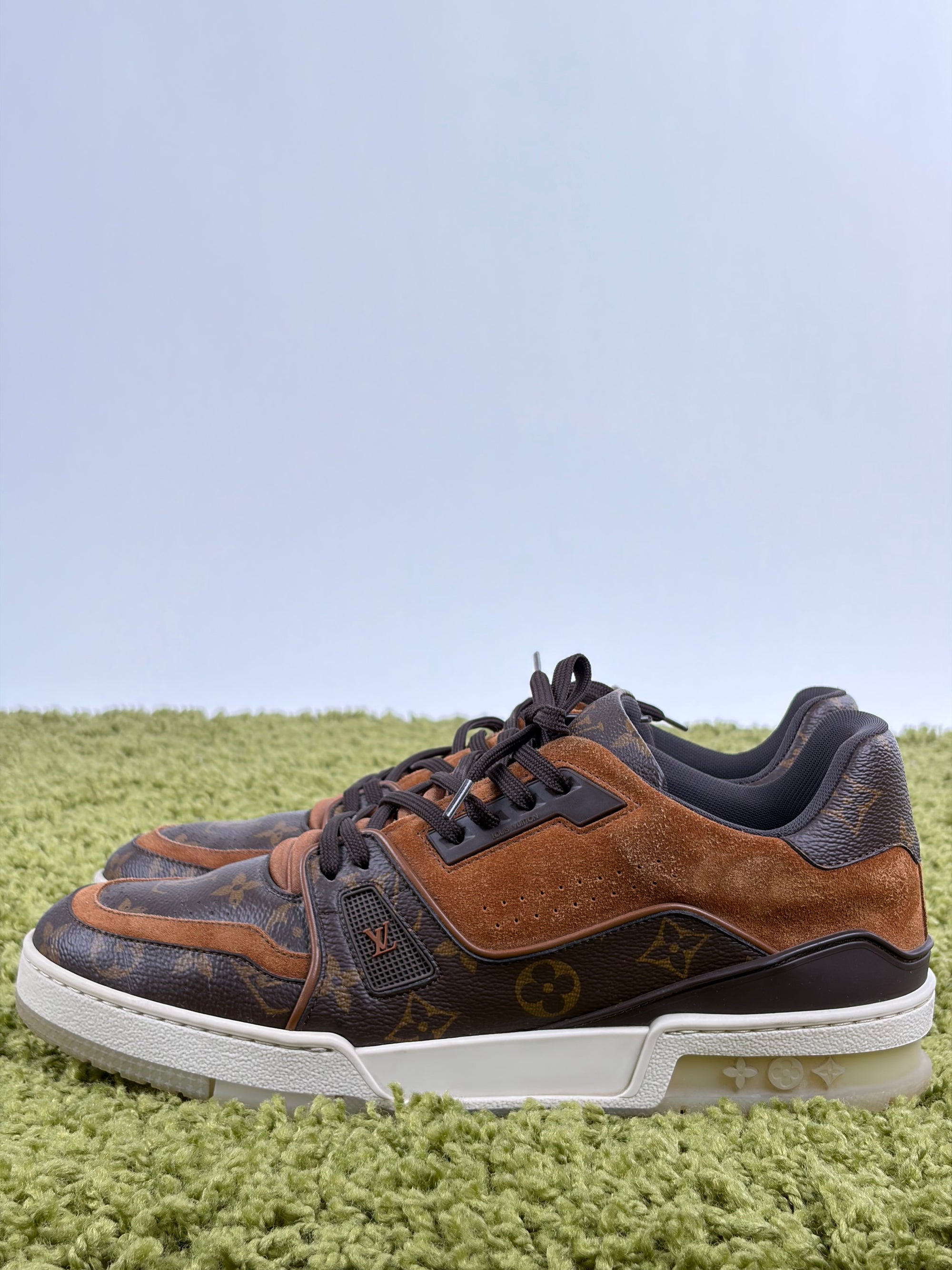 Louis vuitton trainer Size 8=42 calza 43 marrone
