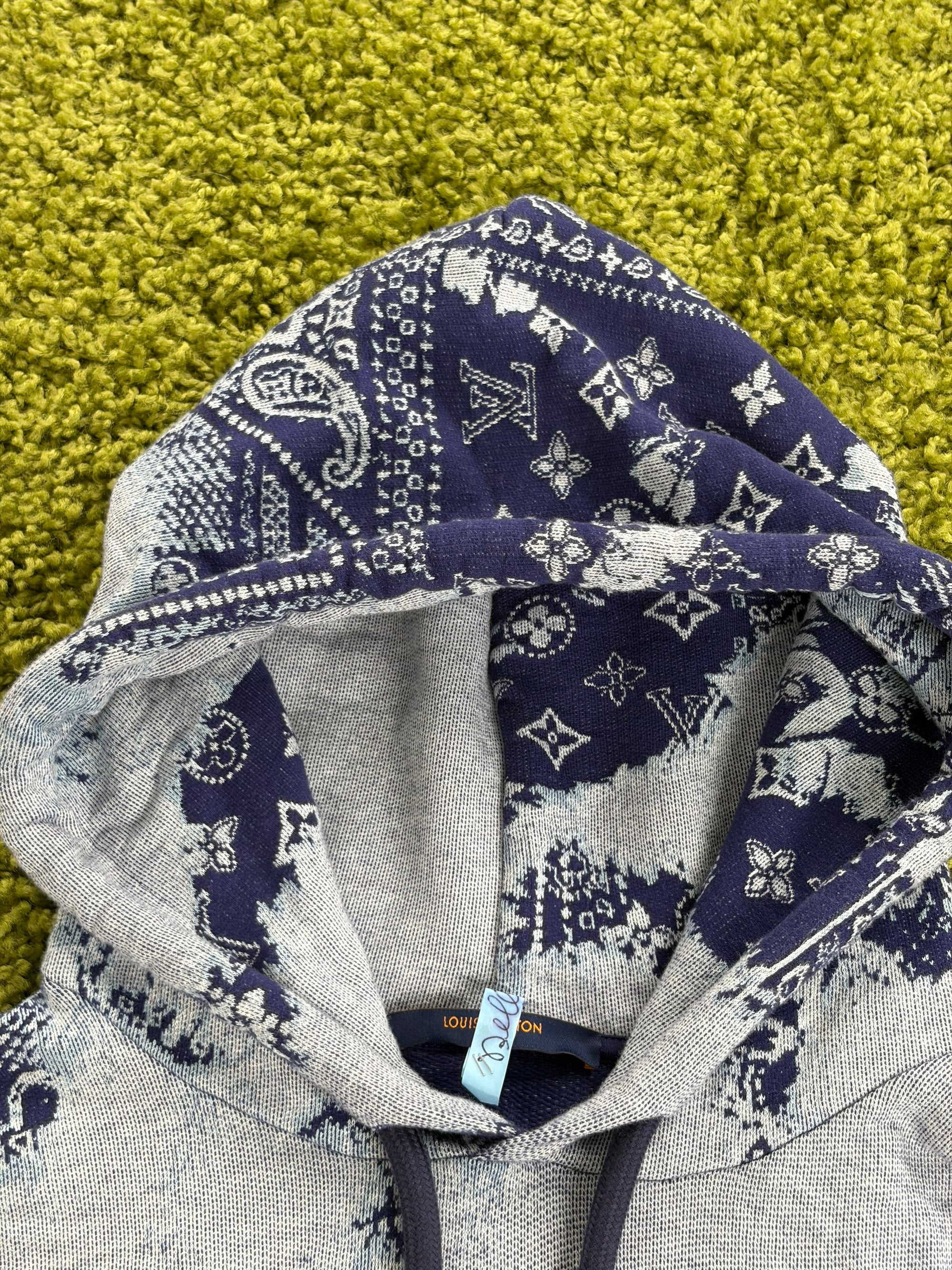 Completo Louis Vuitton Size XL blu e bianco