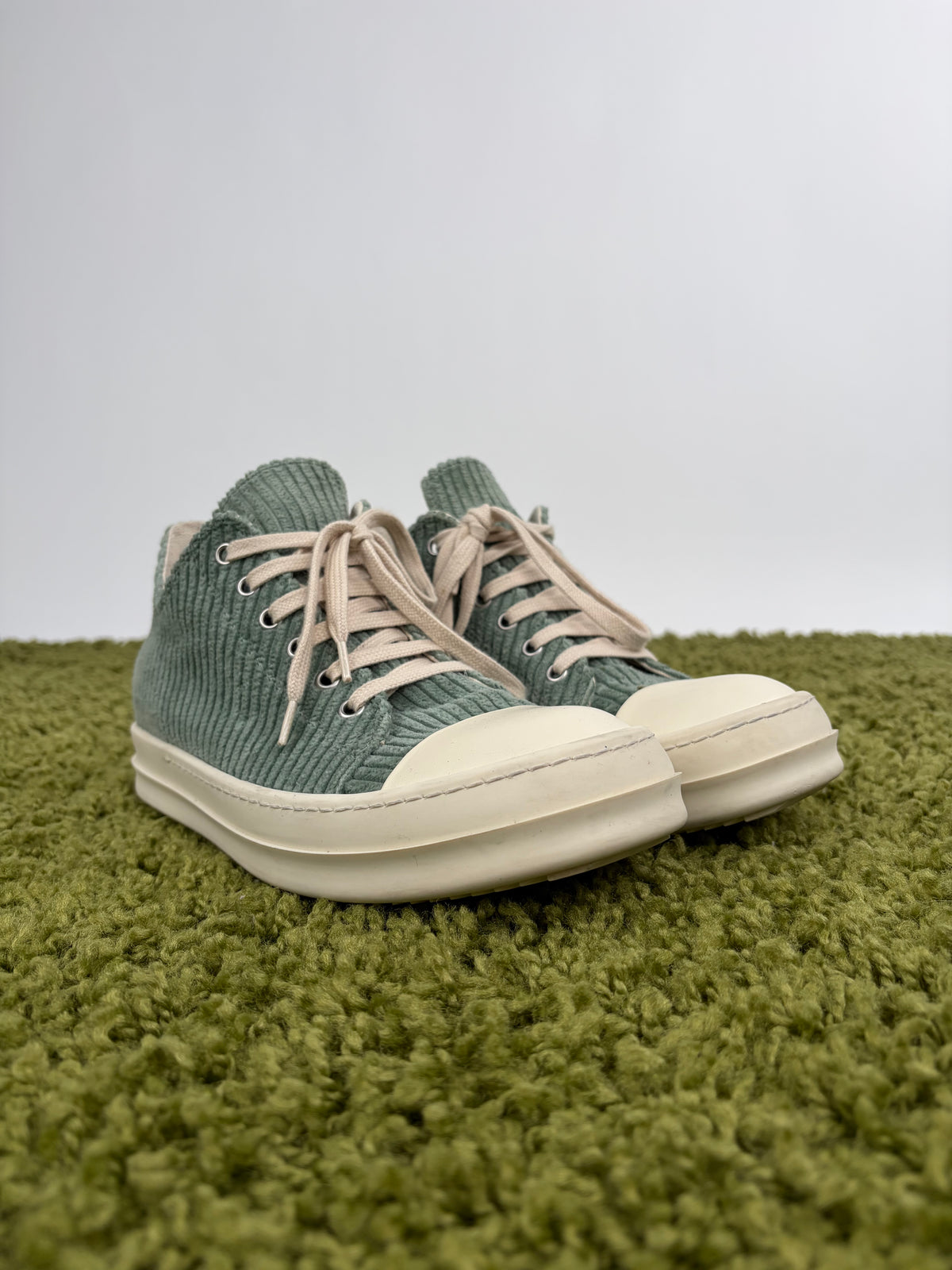 Rick Owens Ramones Low DRKSHDW Verde Acqua 38