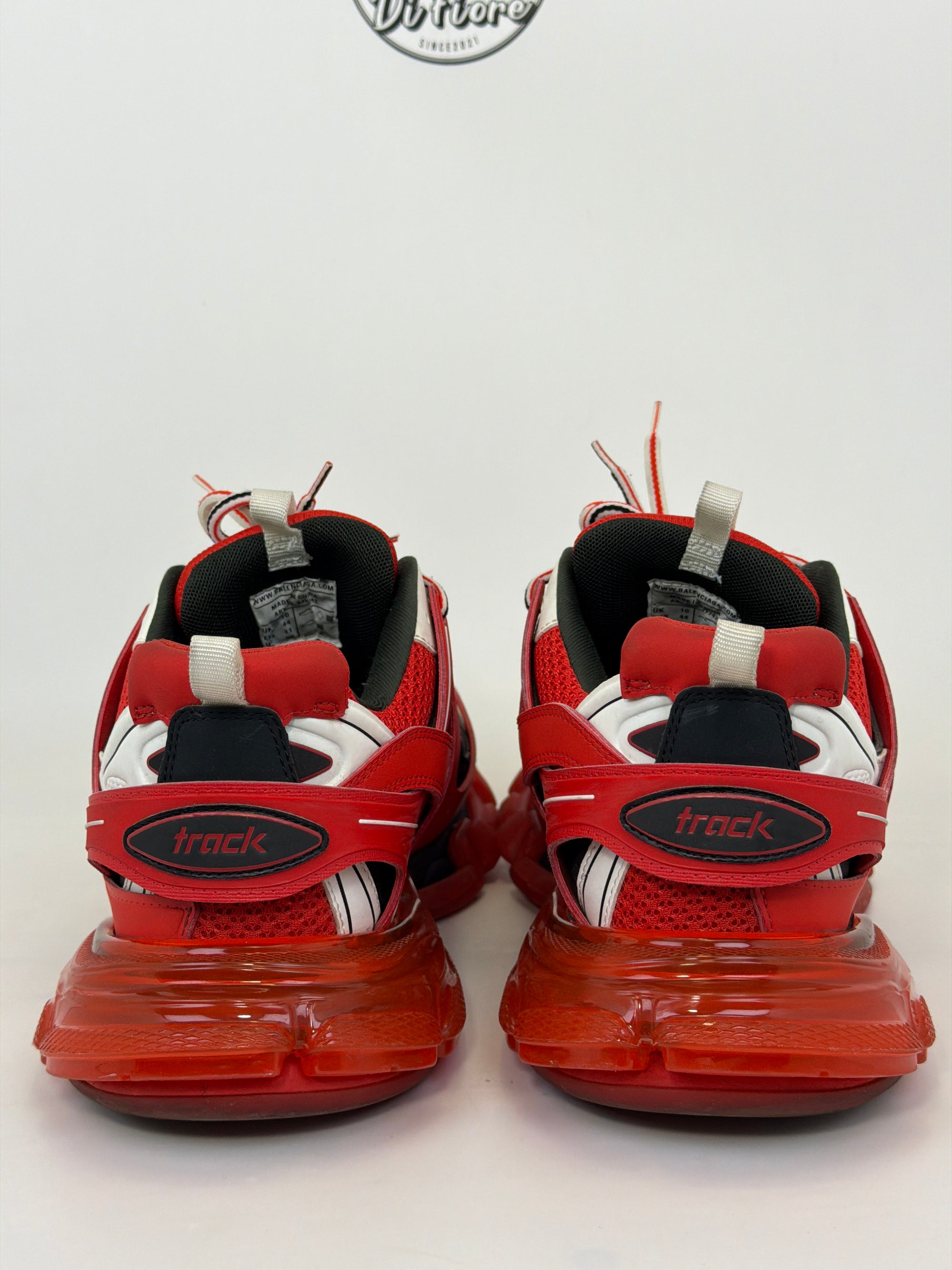 Balenciaga Track Size 44 rossa bianca e nera