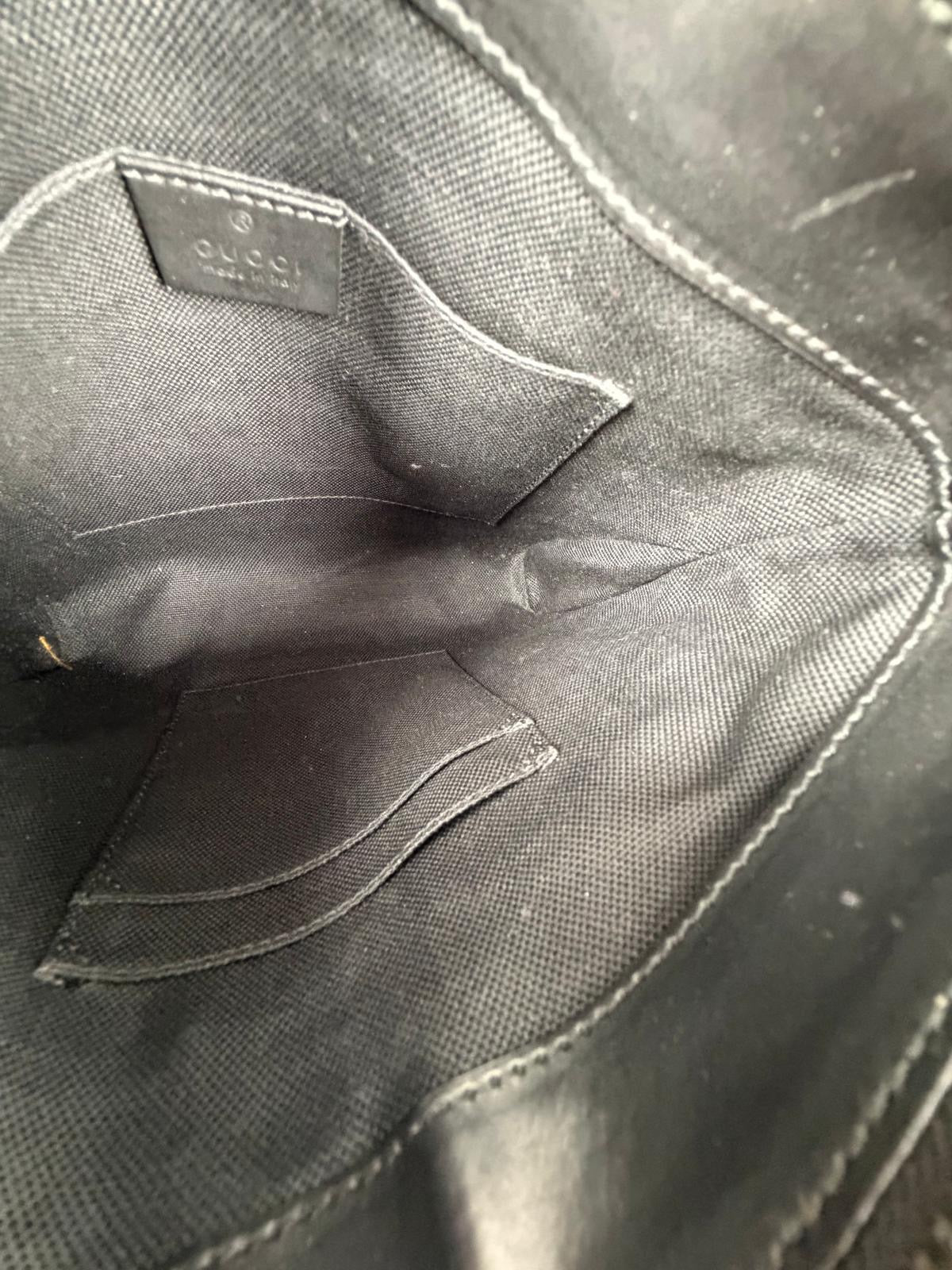 Borsa a tracolla Gucci GG Nero