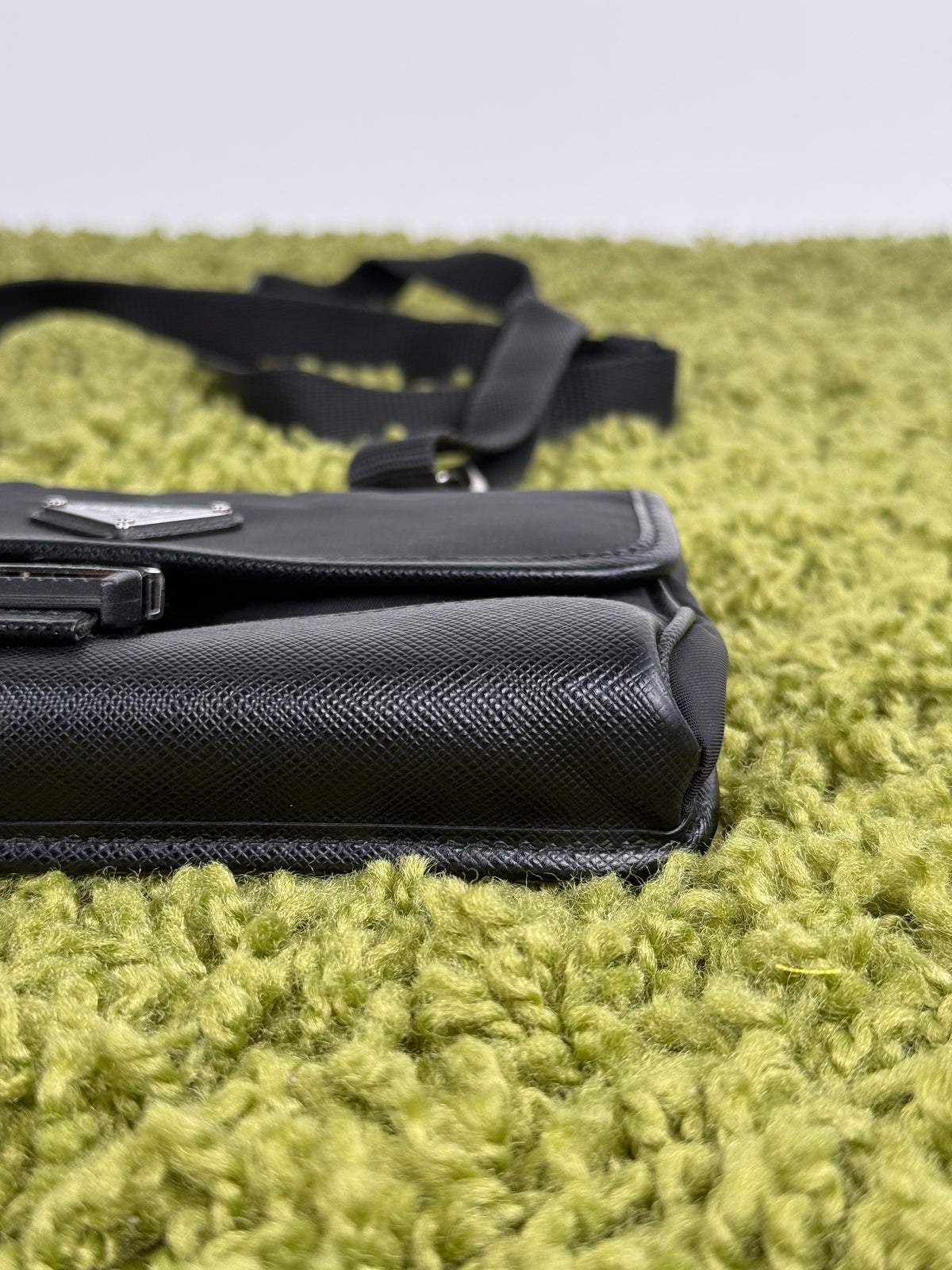 Porta Smartphone Prada in Re Nylon Nero