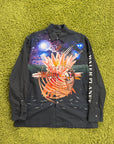 Camicia Lanvin nera multicolor 40