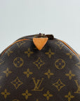 Borsone Keepall Louis Vuitton 55 vintage Marrone