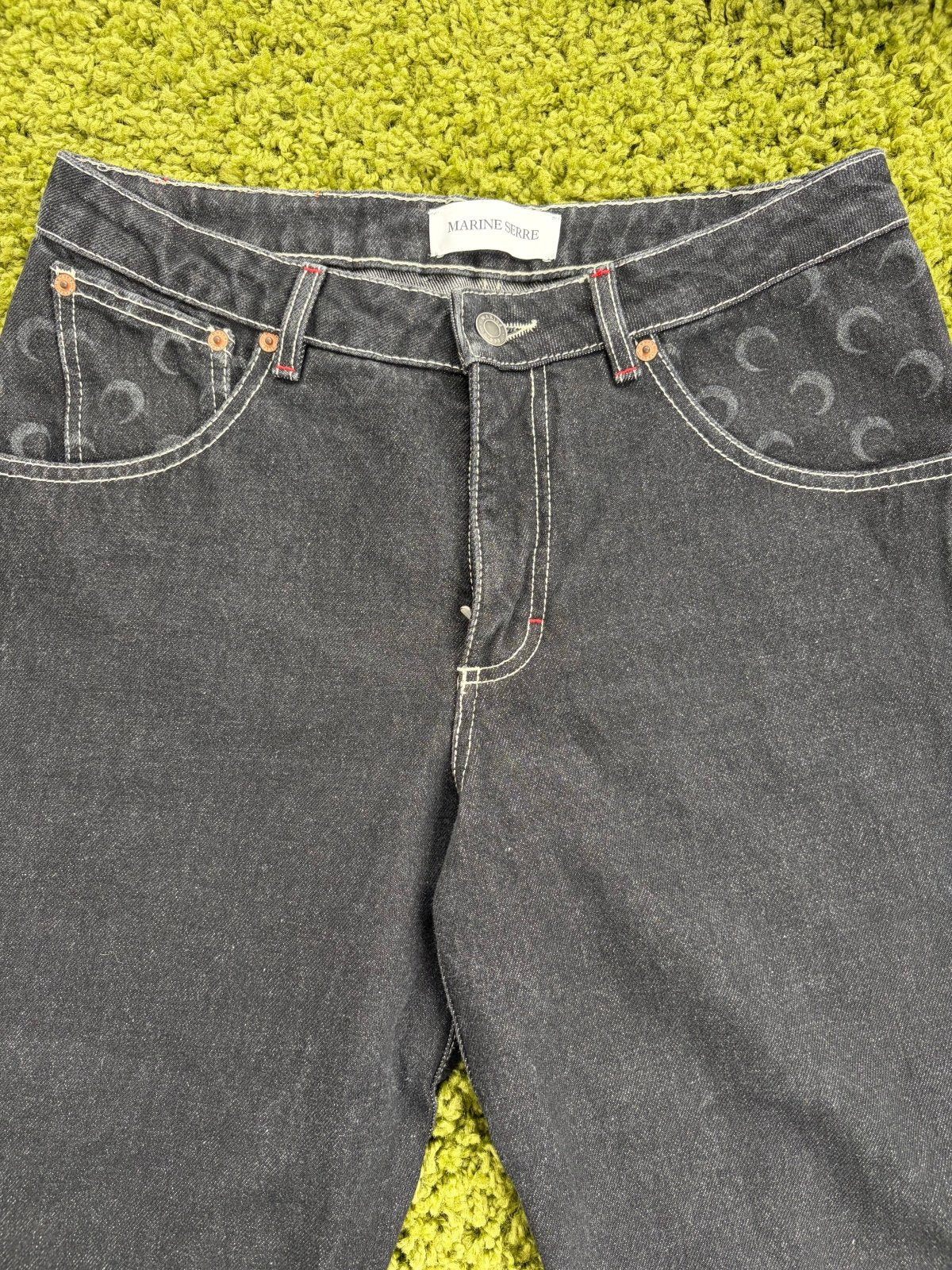 Jeans Marine Serre Nero 48 - Second Hand Di Fiore