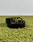 Ferragamo Cintura in pelle nera
