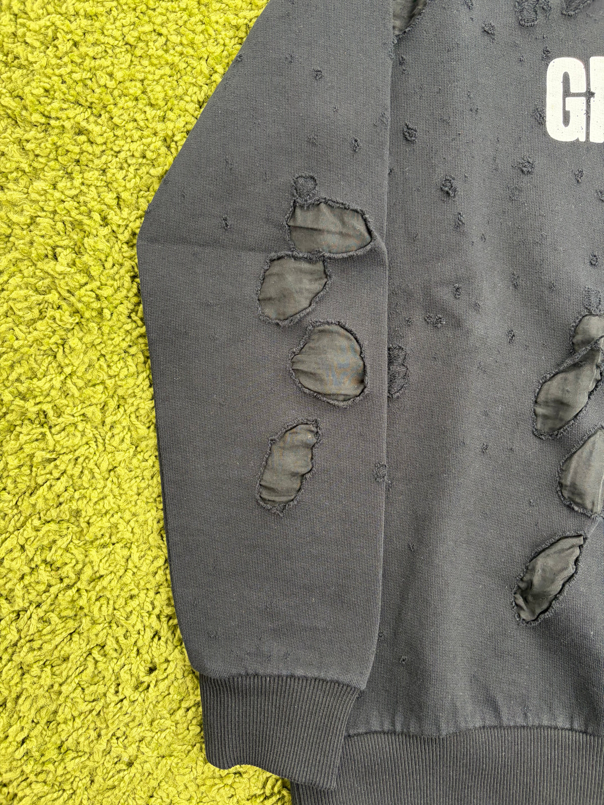 Felpa Givenchy Destroyed Nero S