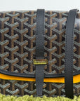 Goyard Borsa a tracolla Belvedère PM in tela Goyardine Nero