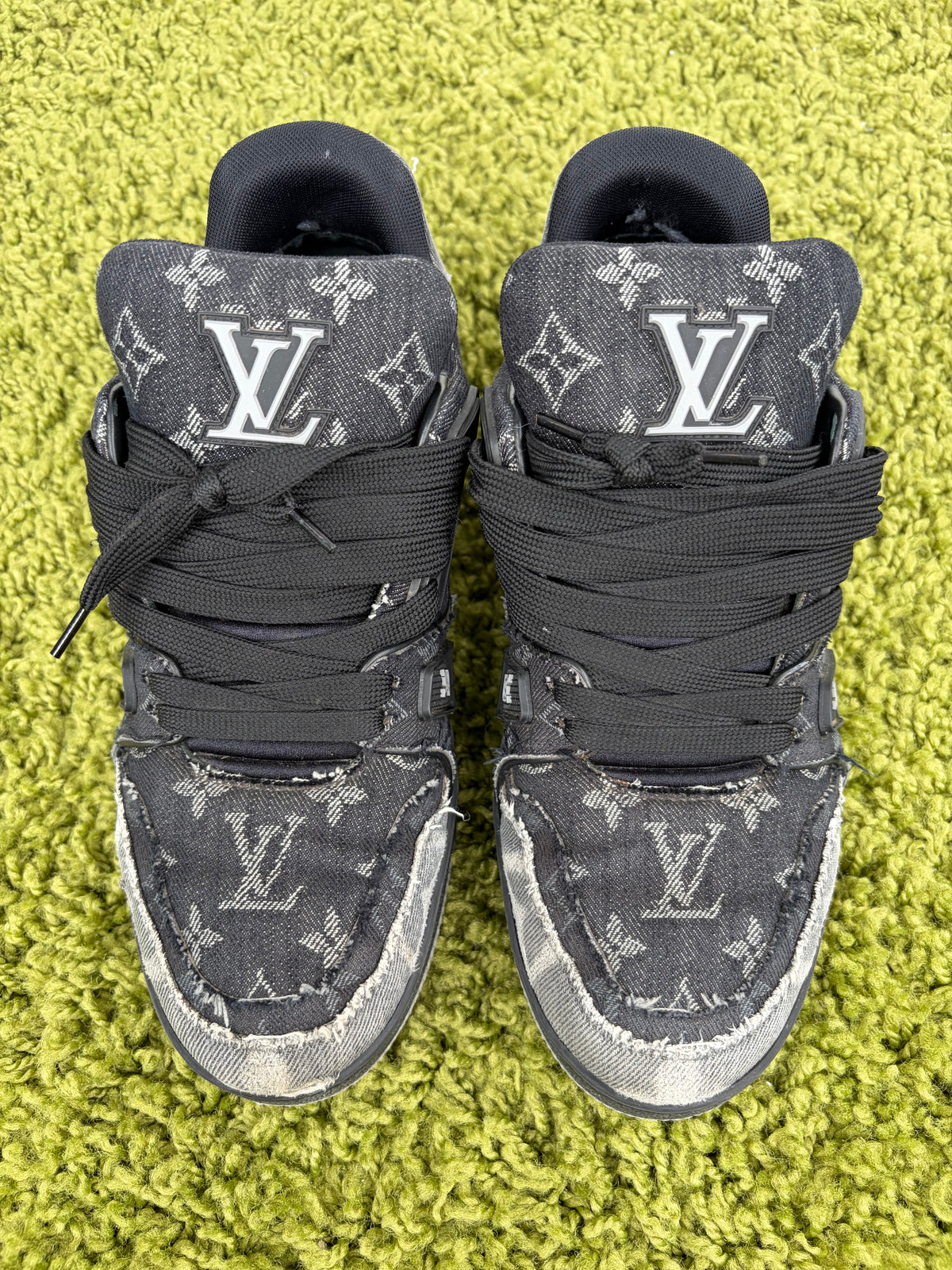 Louis Vuitton Trainer In Denim Nera 6