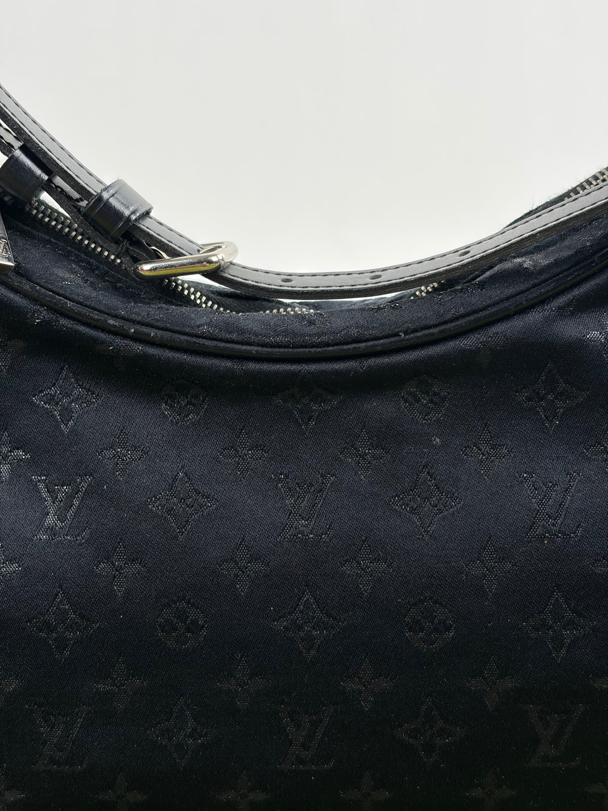 Borsa Louis Vuitton Satin Mini Boulogne Nera