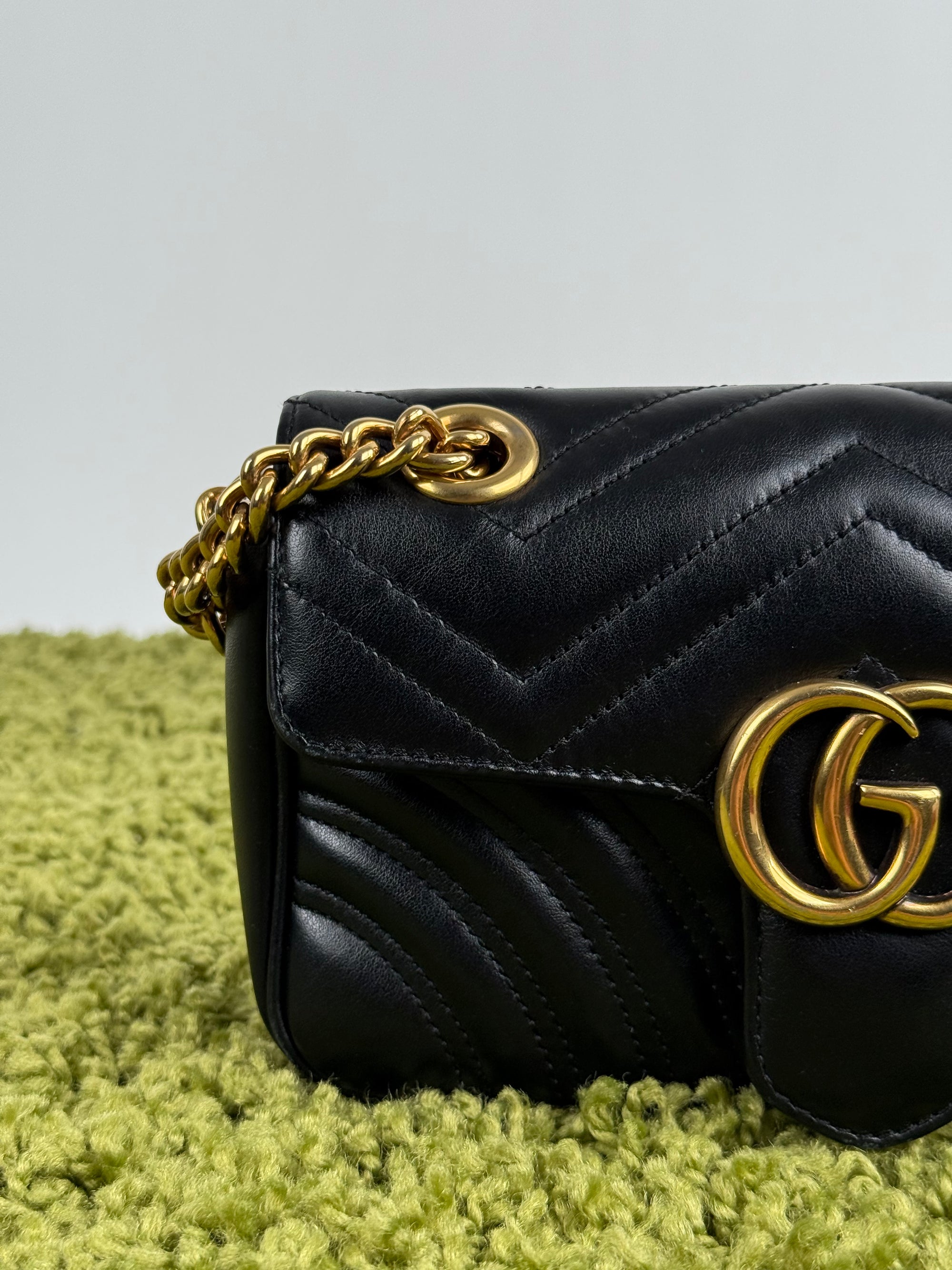 Borsa Gucci Marmont Matelasse Nera