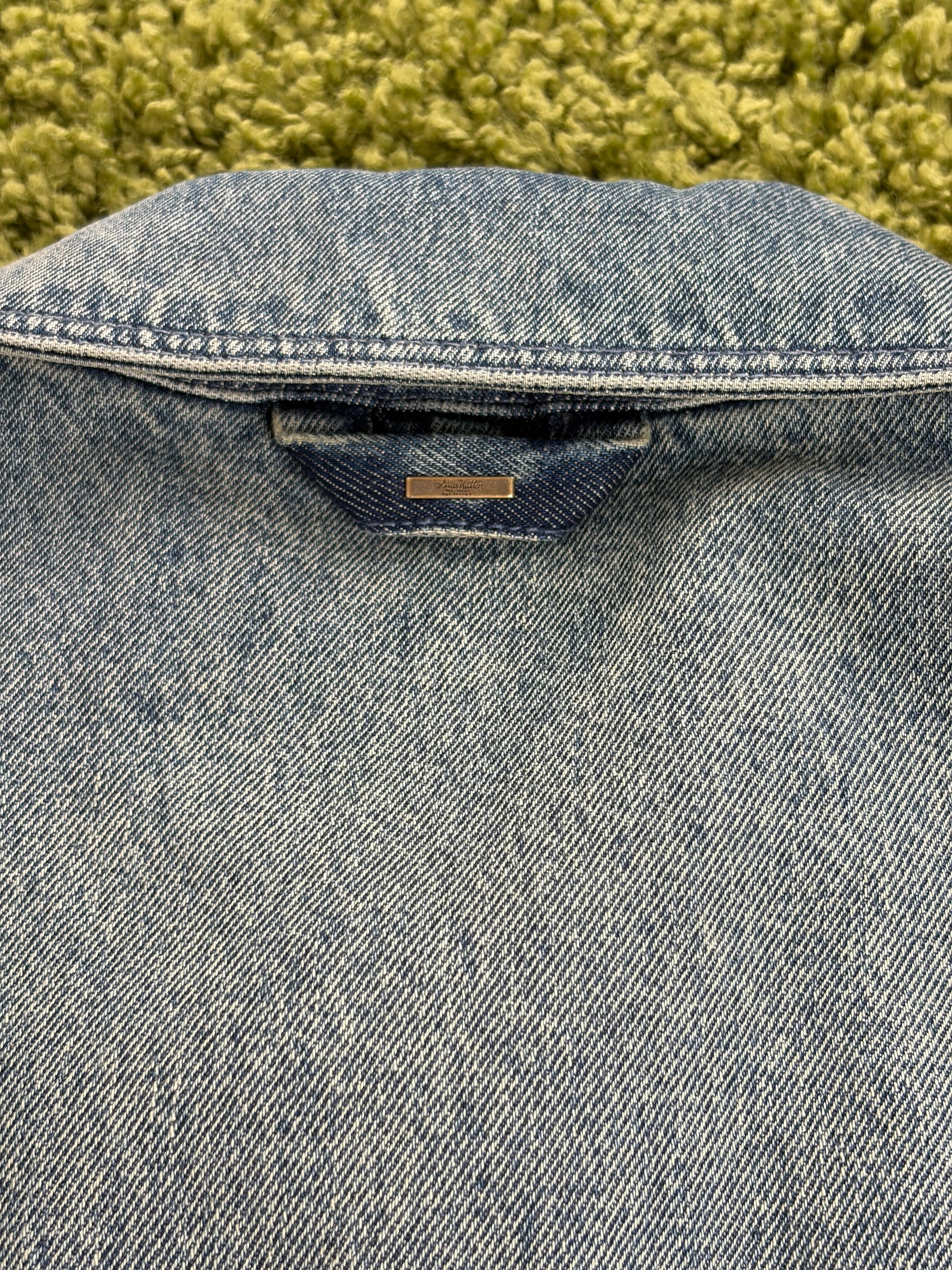 Camicia Louis Vuitton Denim Size XXL azzurra