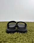 Sandali Slide Chrome Hearts in pelle Nero 45