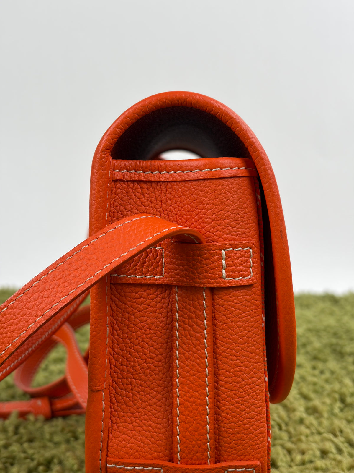 Borsa Goyard Belvedere PM in tela Goyardine Arancione