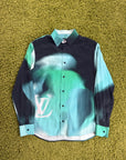 Camicia Louis Vuitton Blu Verde S
