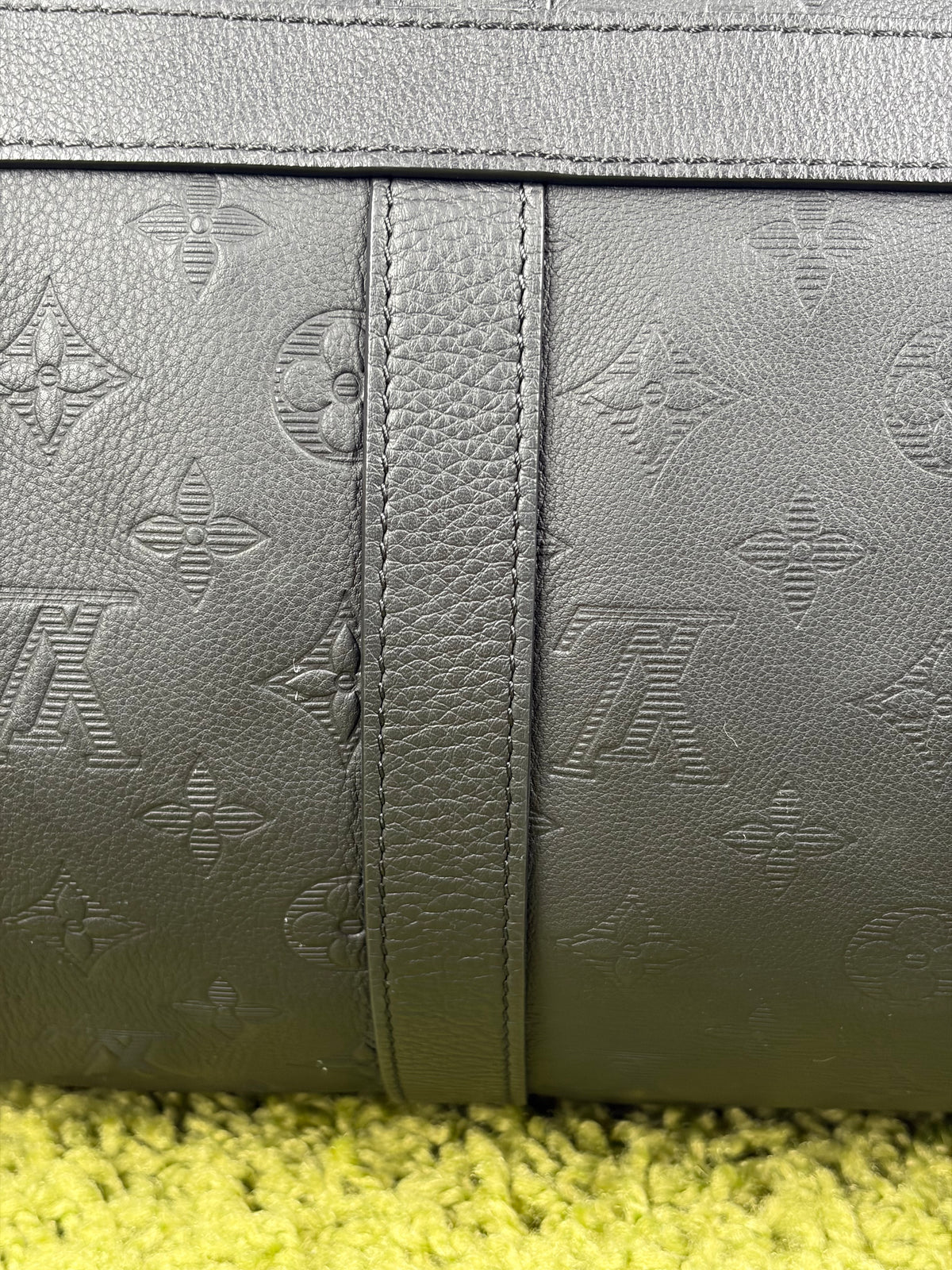 Borsone keepall Louis Vuitton Bandoulière 50 Nera