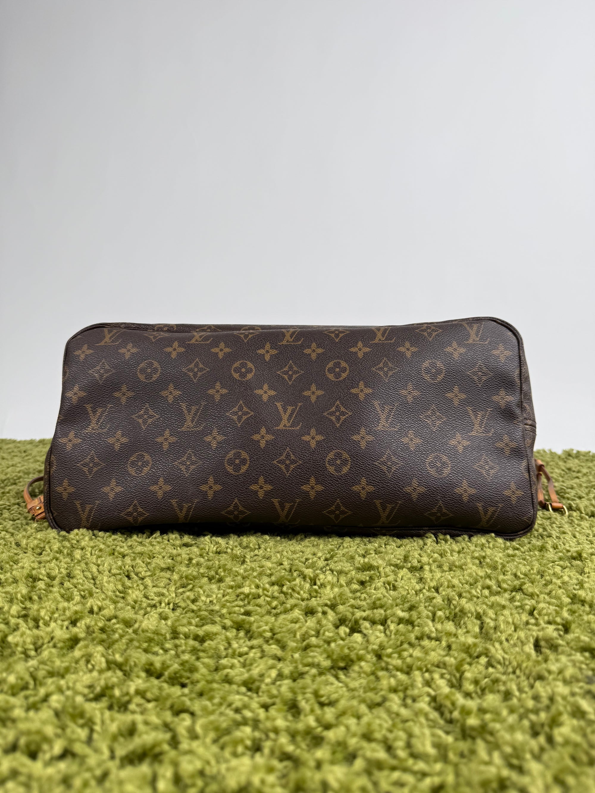 Borsa Neverfull MM monogram Louis Vuitton Marrone