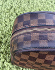 Beauty Case Louis Vuitton in tela Damier Marrone