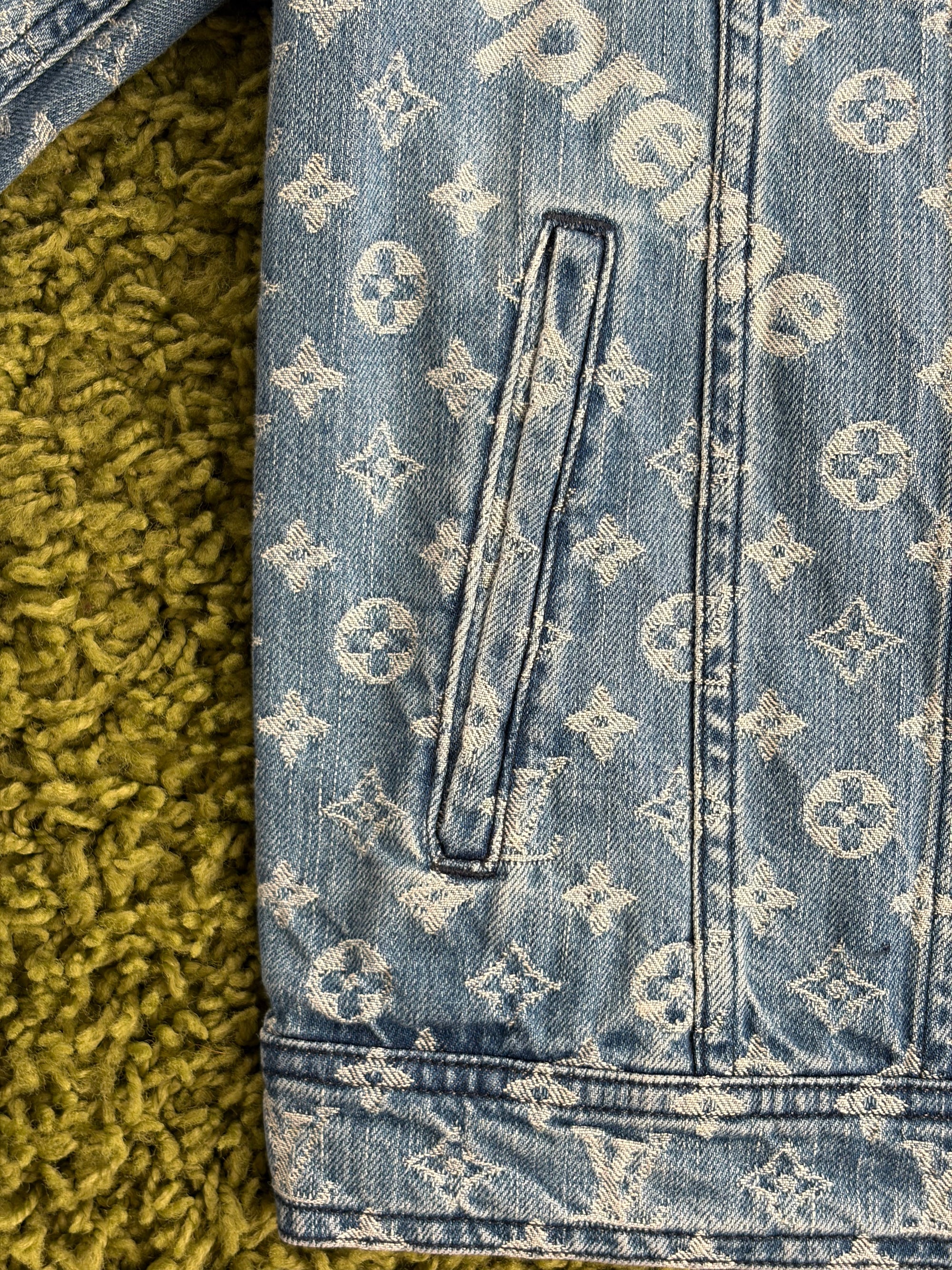 Completo Louis Vuitton X Supreme Size 50/34 blu e bianco