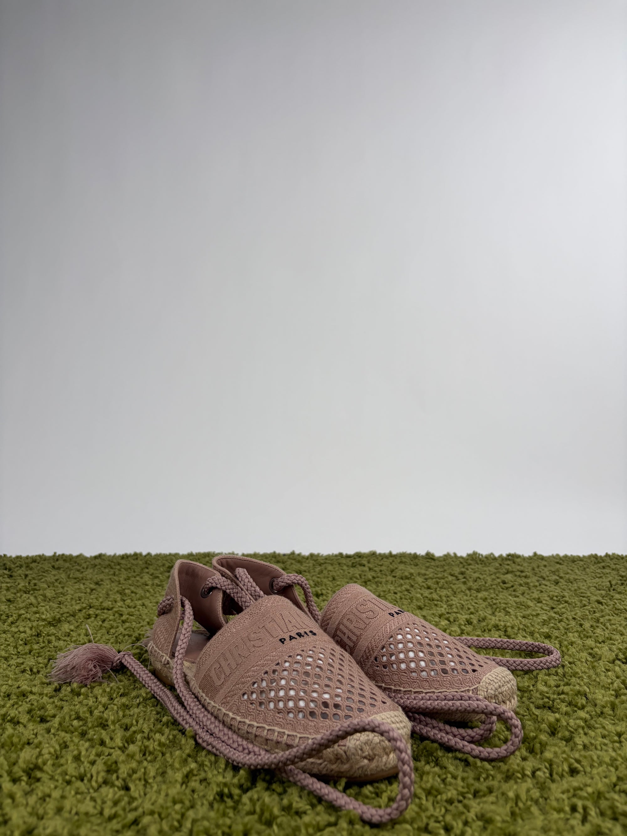 Sandalo Dior Size 39.5 rosa e beige