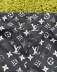 Pantalone Louis Vuitton Stencil Effect Monogram Nero 36