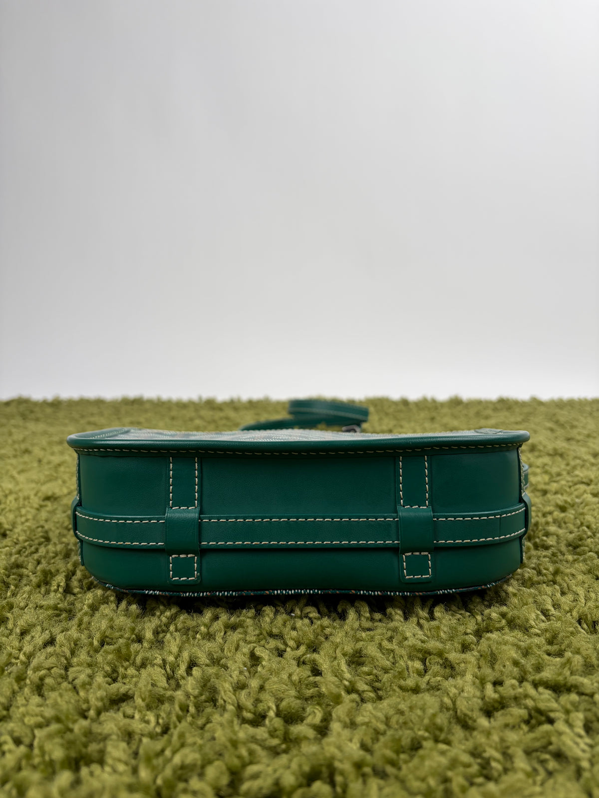 Borsa Goyard Belvedere PM in tela Goyardine Verde