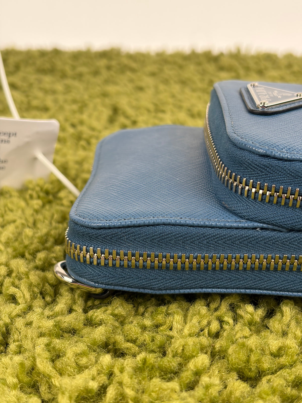 Borsa a tracolla Prada Smartphone Case Blu