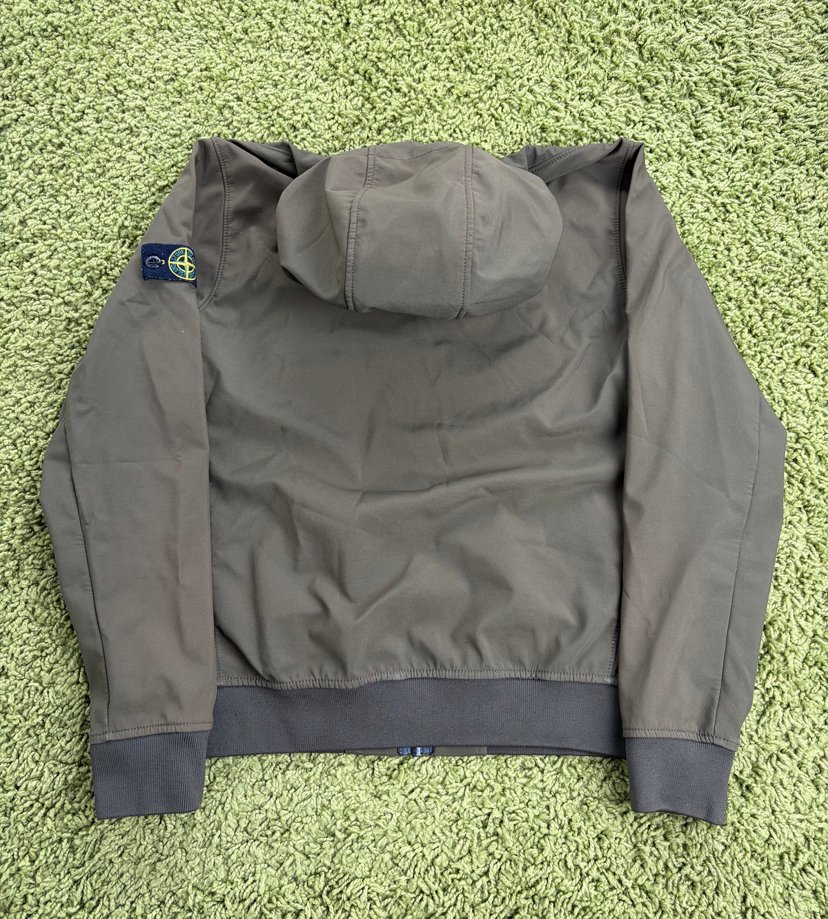 Giacca Stone Island Soft Shell-R  Verde S