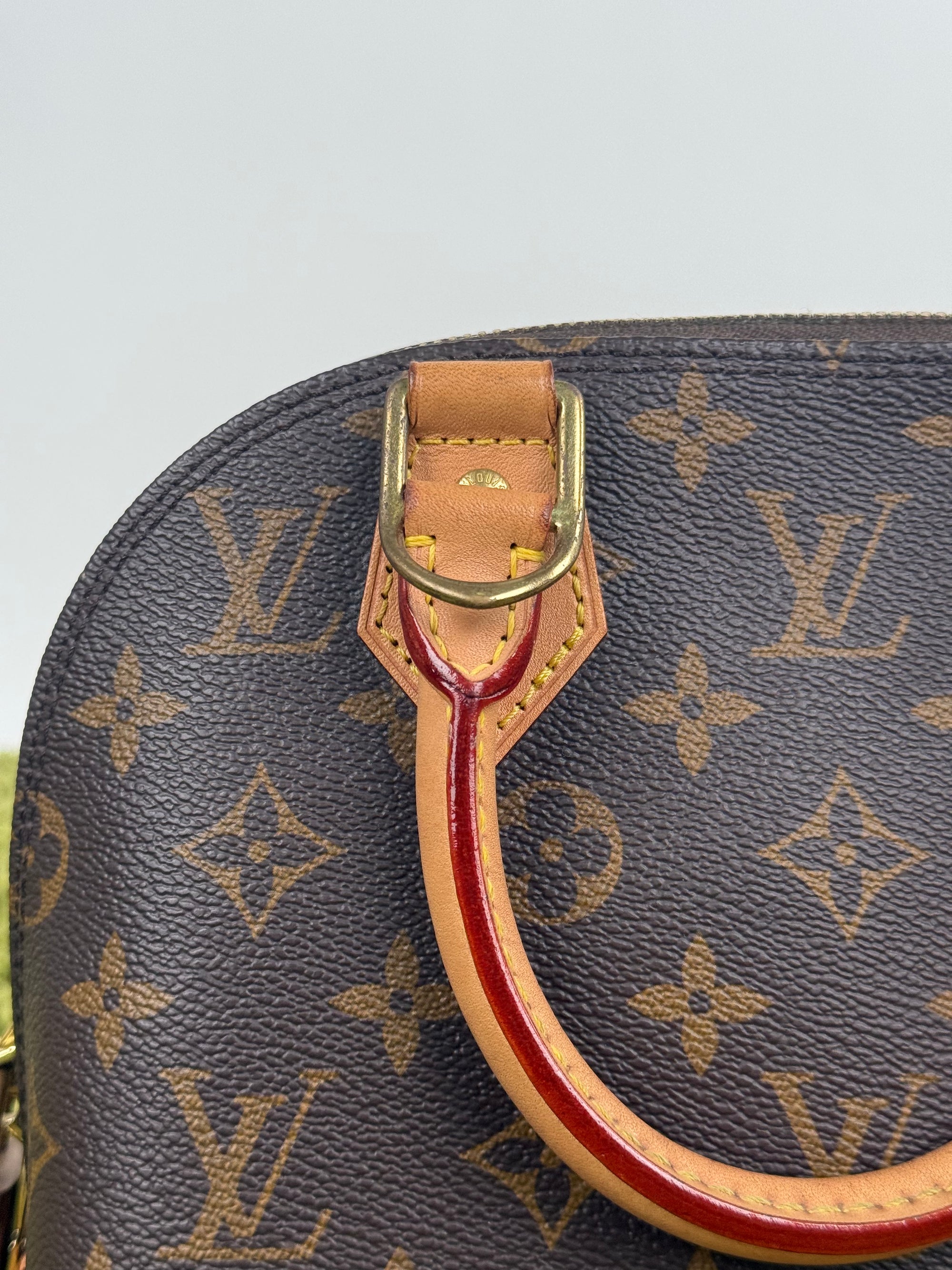 Borsa Alma BB Louis Vuitton Marrone