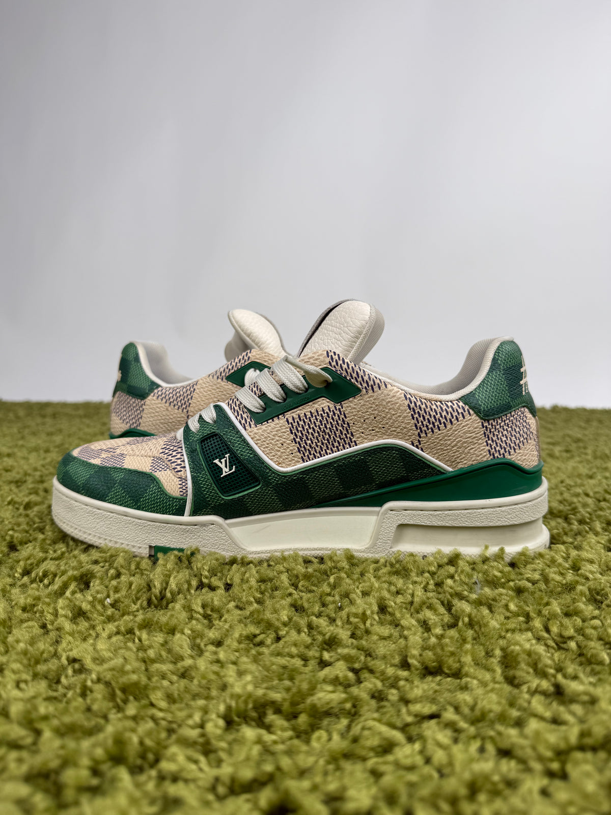 Louis Vuitton Trainer Verde 6.5