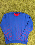 Felpa Louis Vuitton Size M blu e rossa