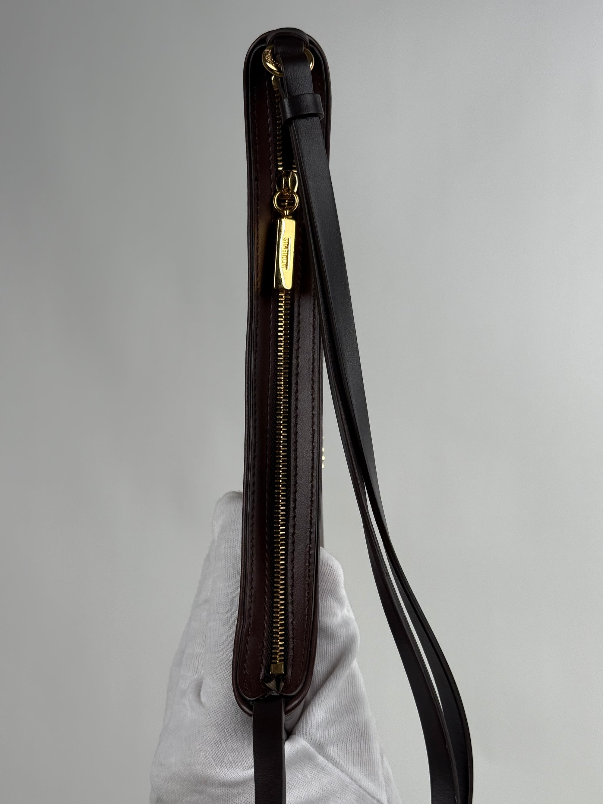 Borsa La Bisou Perle Jacquemus Marrone