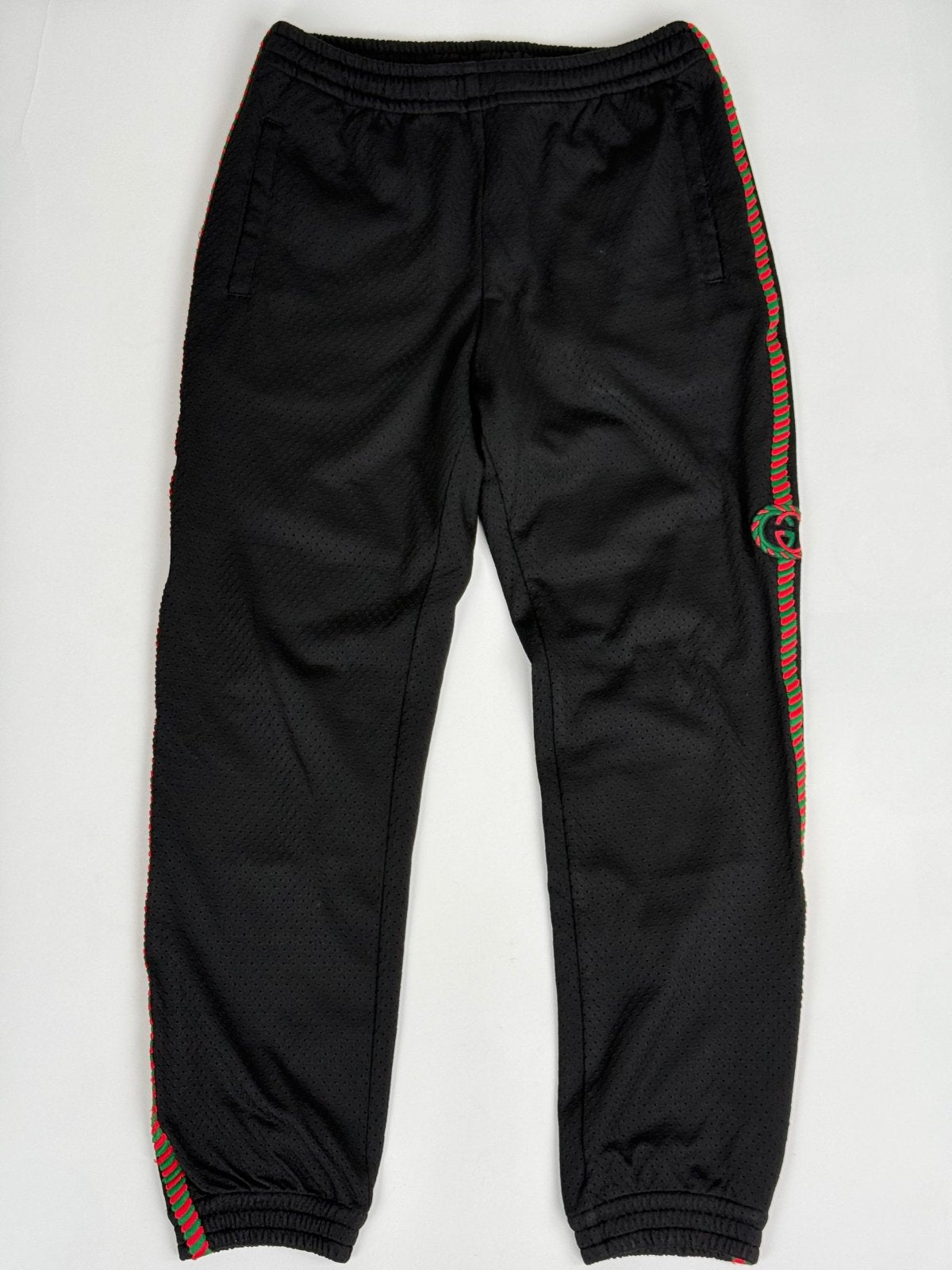 Pantalone Gucci Size XS veste M nero rosso e verde - Second Hand Di Fiore