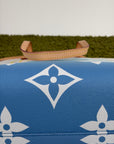 Borsa Louis Vuitton OnTheGo azzurra bianca e gialla