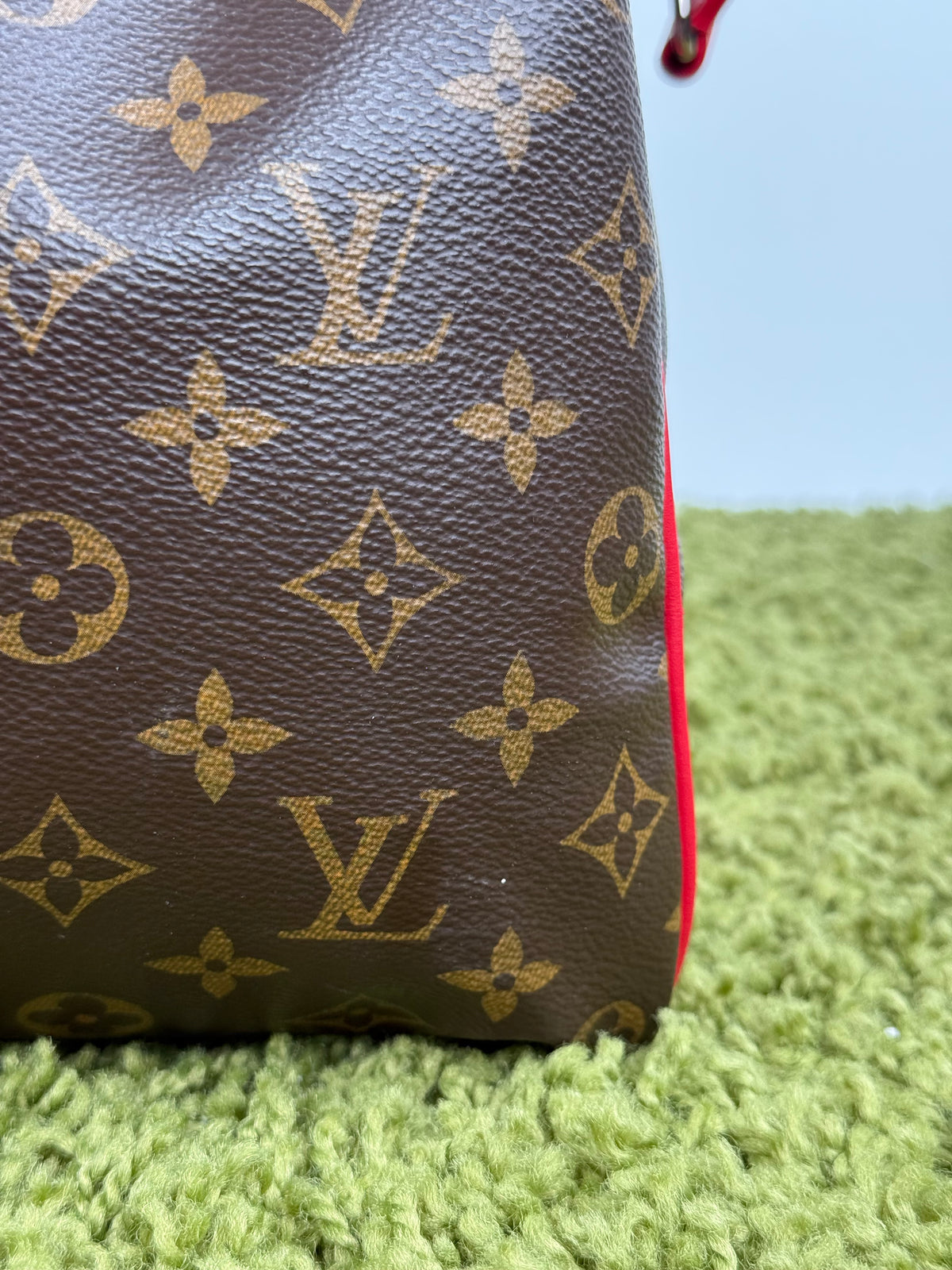 Keepall Bandoulière 45 Louis Vuitton Marrone Rosso