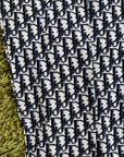 Polo Christian Dior in Jacquard Bianco Blu Navy  S