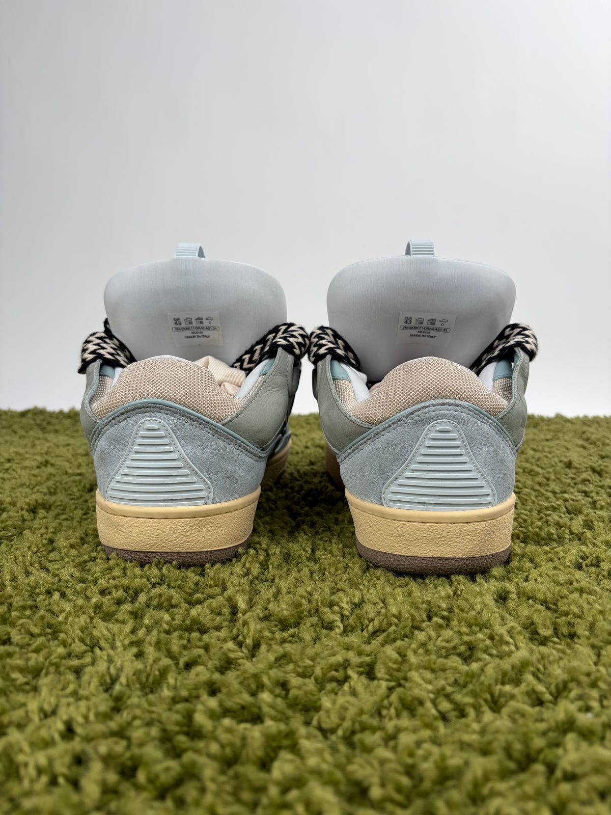 Lanvin Curb Sneaker Azzurra 43