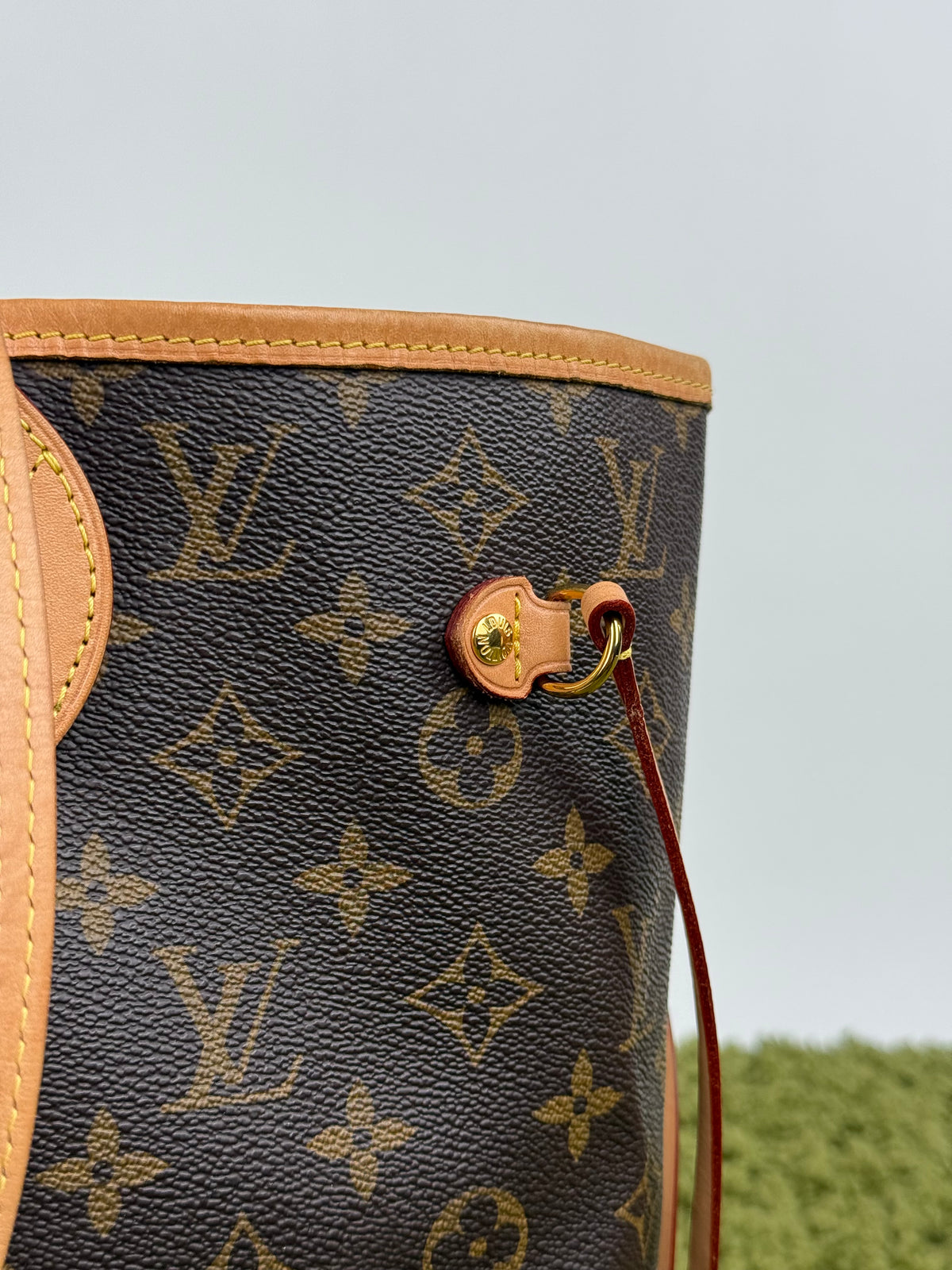 Borsa Neverfull Louis Vuitton MM Marrone