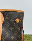 Borsa Neverfull Louis Vuitton MM Marrone