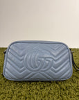 Borsa Gucci Marmont azzurra