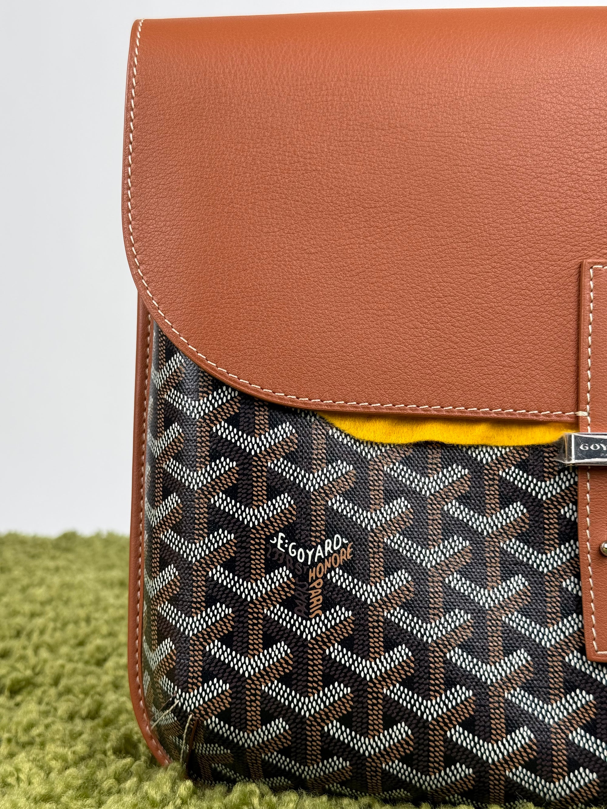 Goyard Borsa Coursier Messenger Marrone Nero