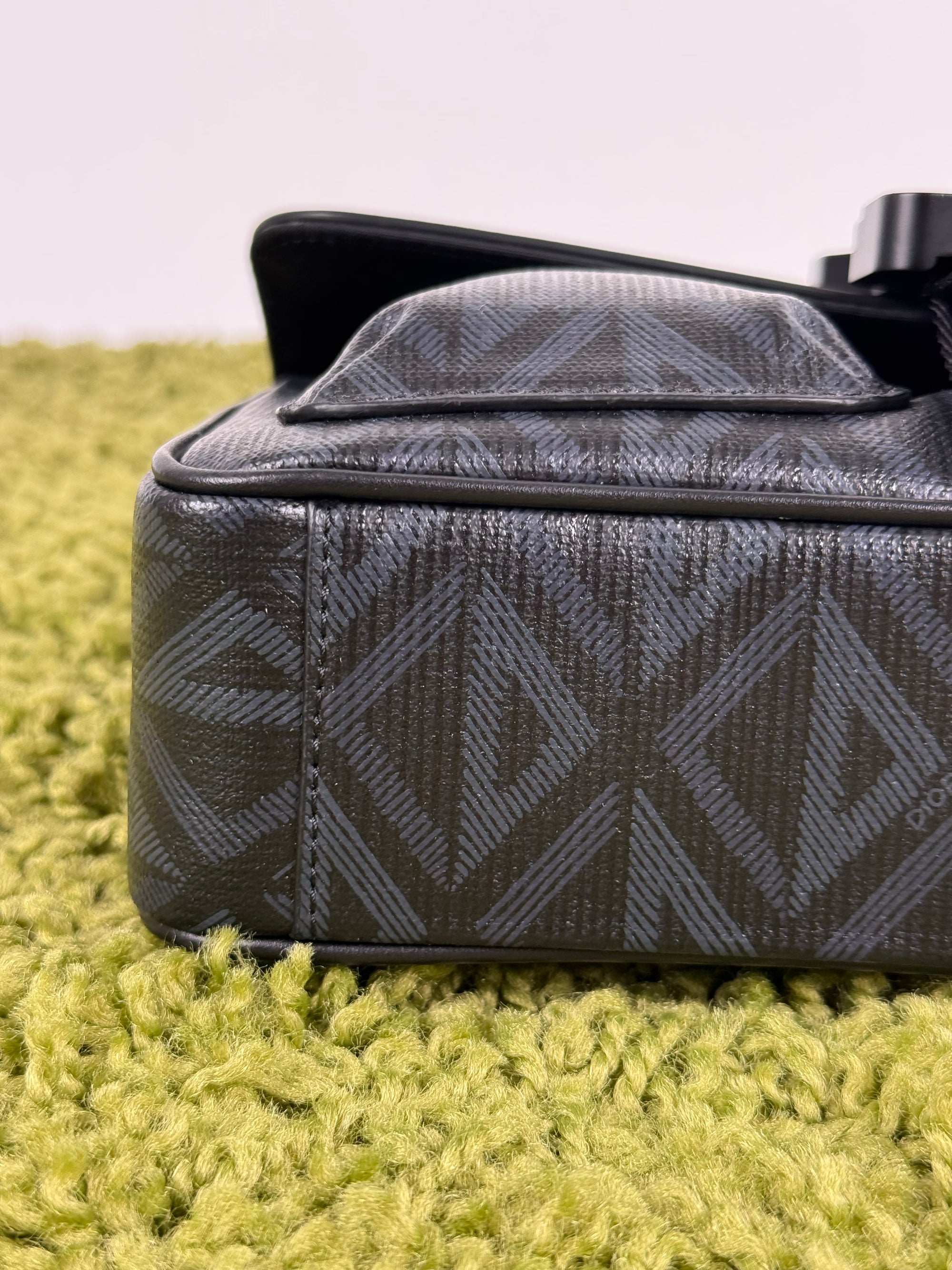 Borsa a tracolla Diamond Cd Christian Dior Nero