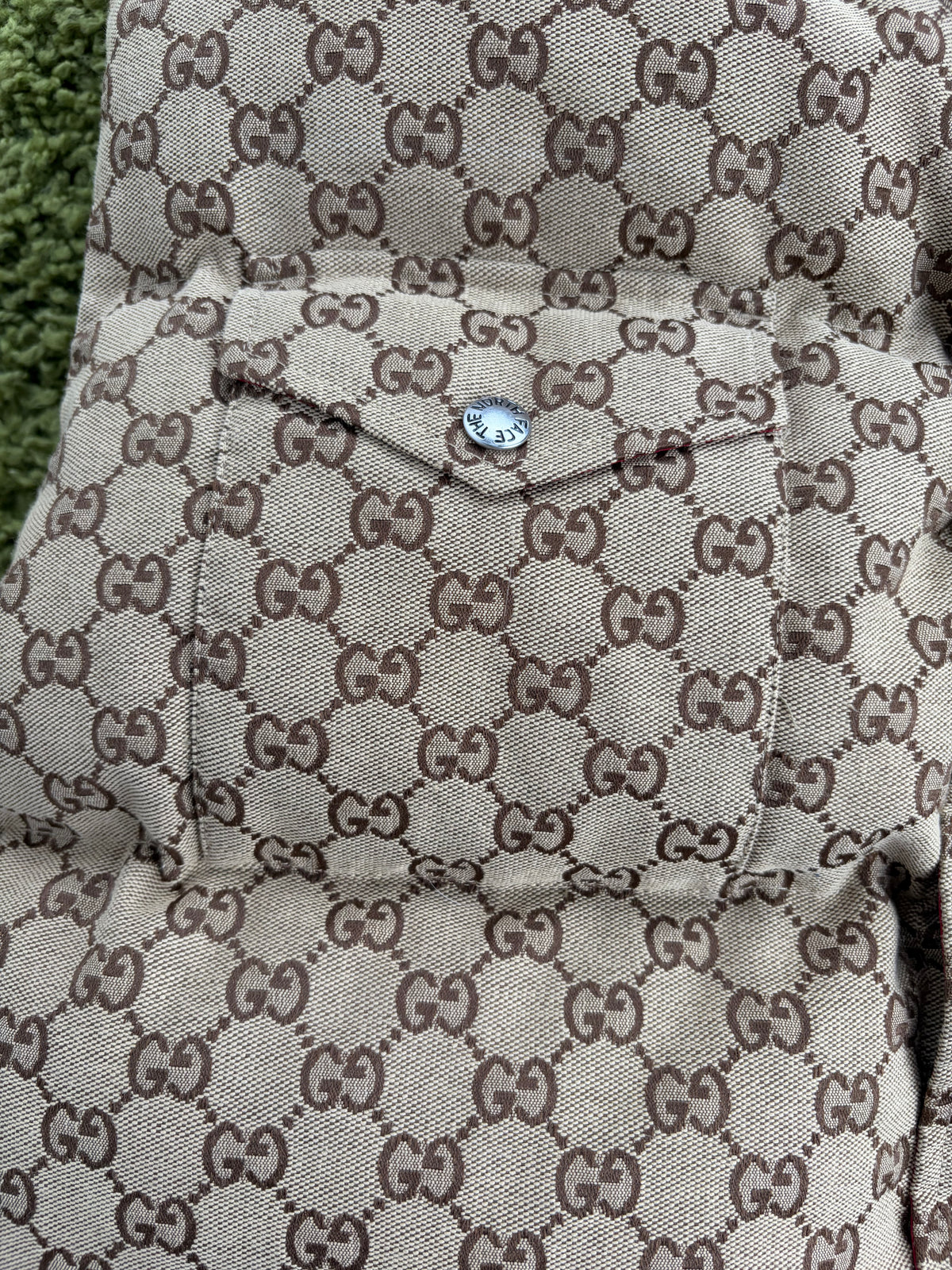 Gilet The North Face X Gucci Beige XL
