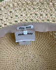 Cappello Miu Miu beige